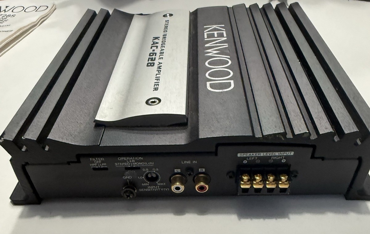 KAC-628 Kenwood KENWOOD Amplifier Car Power 0 Stereo Amp カー 鈴鹿 