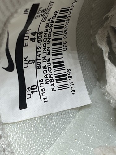 Nike Classic Cortez Nylon Grey Men’s Uk 9 807472 006 - Picture 12 of 12