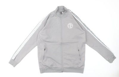 One Athletic Herren Grau L Basic Zip Jacke Sport Freizeit