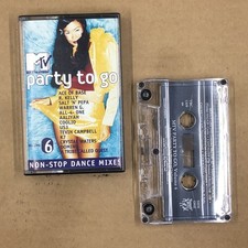 MTV PARTY TO GO VOL 6 Cassette Tape House Hip Hop ACE OF BASE AALIYAH WARREN G