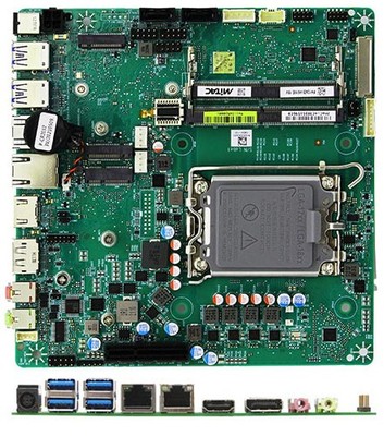 Mitac PH12ADI-Q670-12V Mini-iTX (Intel Alder Lake 12th Gen. LGA 65W, 12V DC-