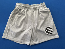 Eric Emanuel Grey Gray Mesh Basic Shorts size Small