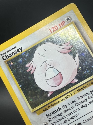 Pokémon TCG Base Set - Chansey Holo # 3/102 - Picture 8 of 24