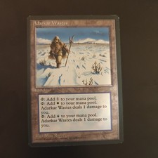 Magic the Gathering MTG card: Adarkar Wastes Ice Age