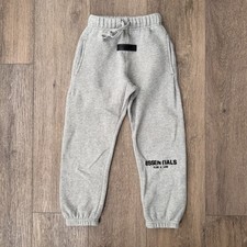 Fear Of God Essentials Sweatpants Light Heather Grey Youth Kids Boys 4/5