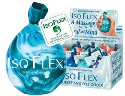 IsoFlex Marble Design Stress Ball Hand Massager Stress Set of 2 Assorted Colors