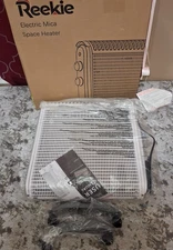 Reekie Electric Mica Space Heater Model HV1901-15 White 1500W Convection Panel