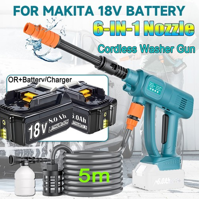 #ad #ad Cordless High Pressure Washer Water Cleaner Gun For Makita 18V Battery BL1840 $16.99