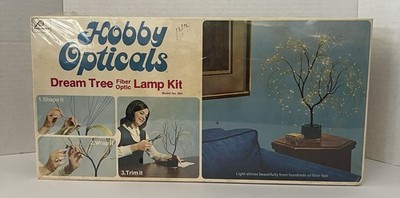 Vtg 1972 Hobby Opticals Dream Tree Fiber Optic Lamp Kit Model 984 New Sealed