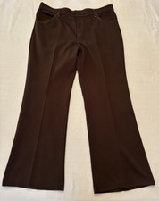 VTG 70s Farah Brown Bell Bottom Pants 38X30 Disco Flare