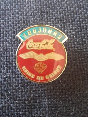 Coca Cola Pin. Immer. Fabrik De Grigny 