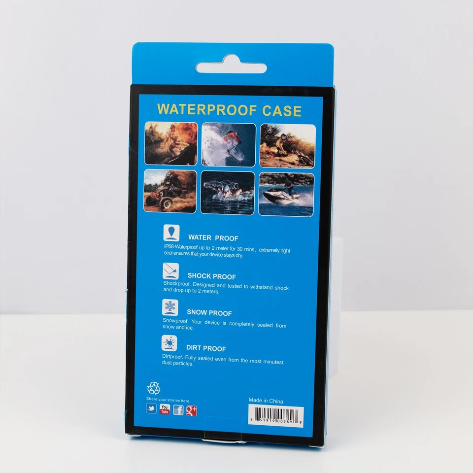 Waterproof Shockproof Case for iPod Touch 6 7 Black IP68 Dirtproof Snowproof - Image 3 of 4