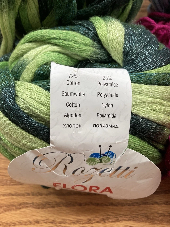 Lot Of 15 Mixed Yarn Skeins Patons Rozetti Silk Bamboo Cotton Nylon - Image 2 of 4