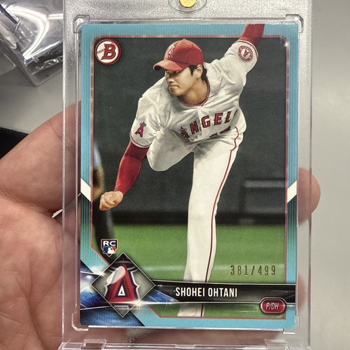 Shohei Ohtani [Sky Blue] #49 2018 Bowman card
