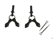 AJ Tack Black Jingle Bobs with Cotter Pins