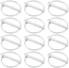 12 Pcs Heavy Duty Lynch Pins with Ring 3 16 Inch
