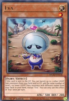 YUGIOH: 1x Eva Rare MGED NM