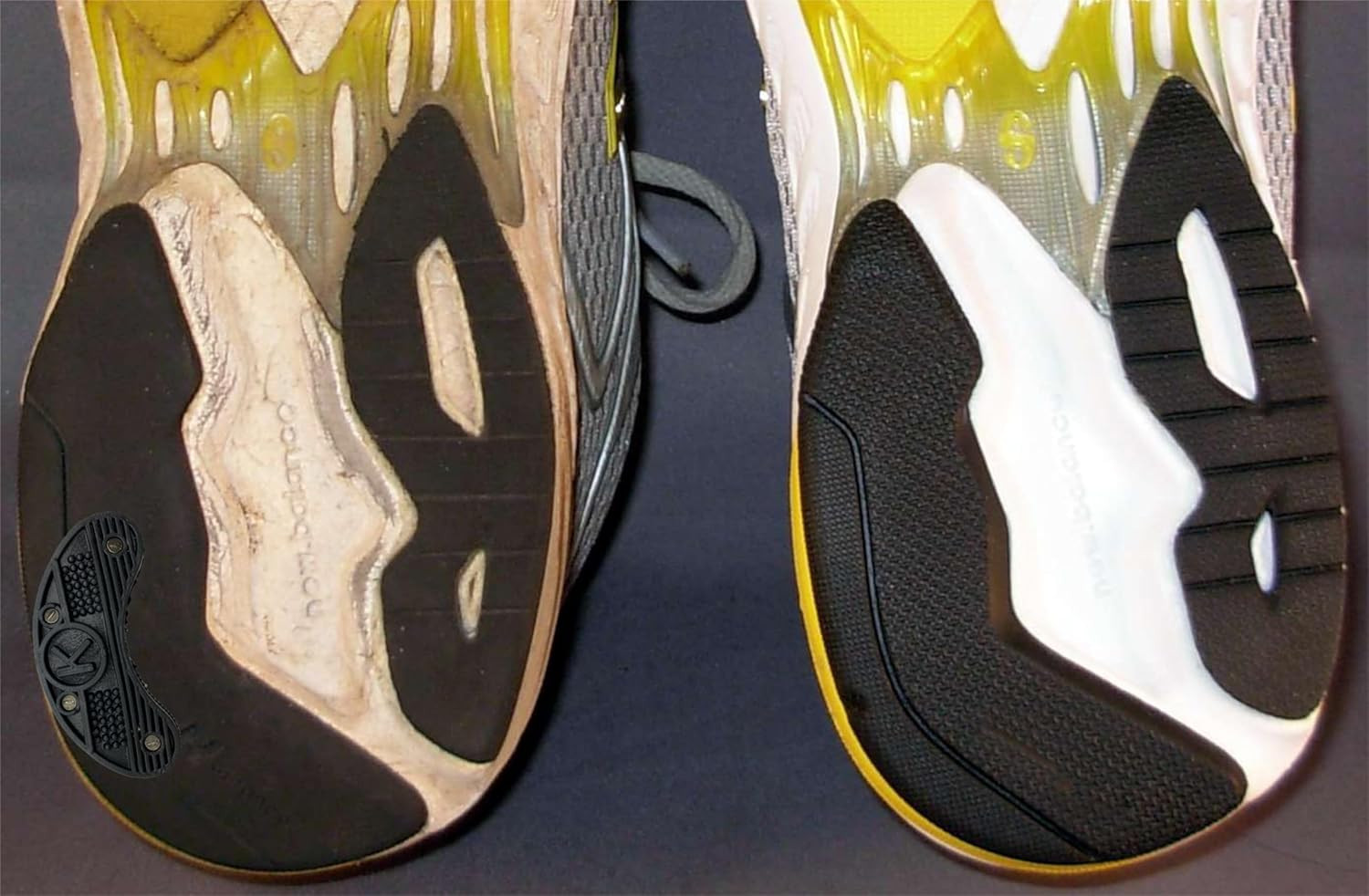 Heel Plates Shoe Heel Taps Sole Heel Repair Pad, Rubber Pads,40 PCS Black Aps Ti