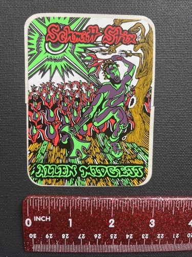 Schmidtt Stix Allen Midgett Skateboard Vintage Neon 80er Skateboarding AUFKLEBER - Bild 2 von 6
