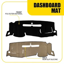 Dashmat Carpet For Chevy Silverado GMC Sierra 07-13 Dash Mat Pad Dashboard Cover
