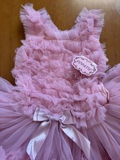 Popatu NWT Pink Ruffled 3 Layered Tulle Tutu-5-6Yrs