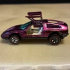 Hot Wheels Redlines 1970 Mercedes-Benz C-111 Magenta  White Int Black Bottom