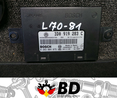 L70-81 * VW Phaeton 3D Orig Steuergerät PDC Einparkhilfe 3D0919283C