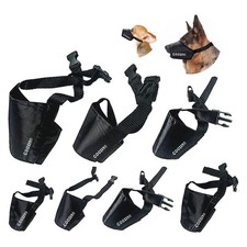 Dog Muzzles Suit, 7 PCS Anti-Biting Barking Pet Muzzles Adjustable Mouth Cove...
