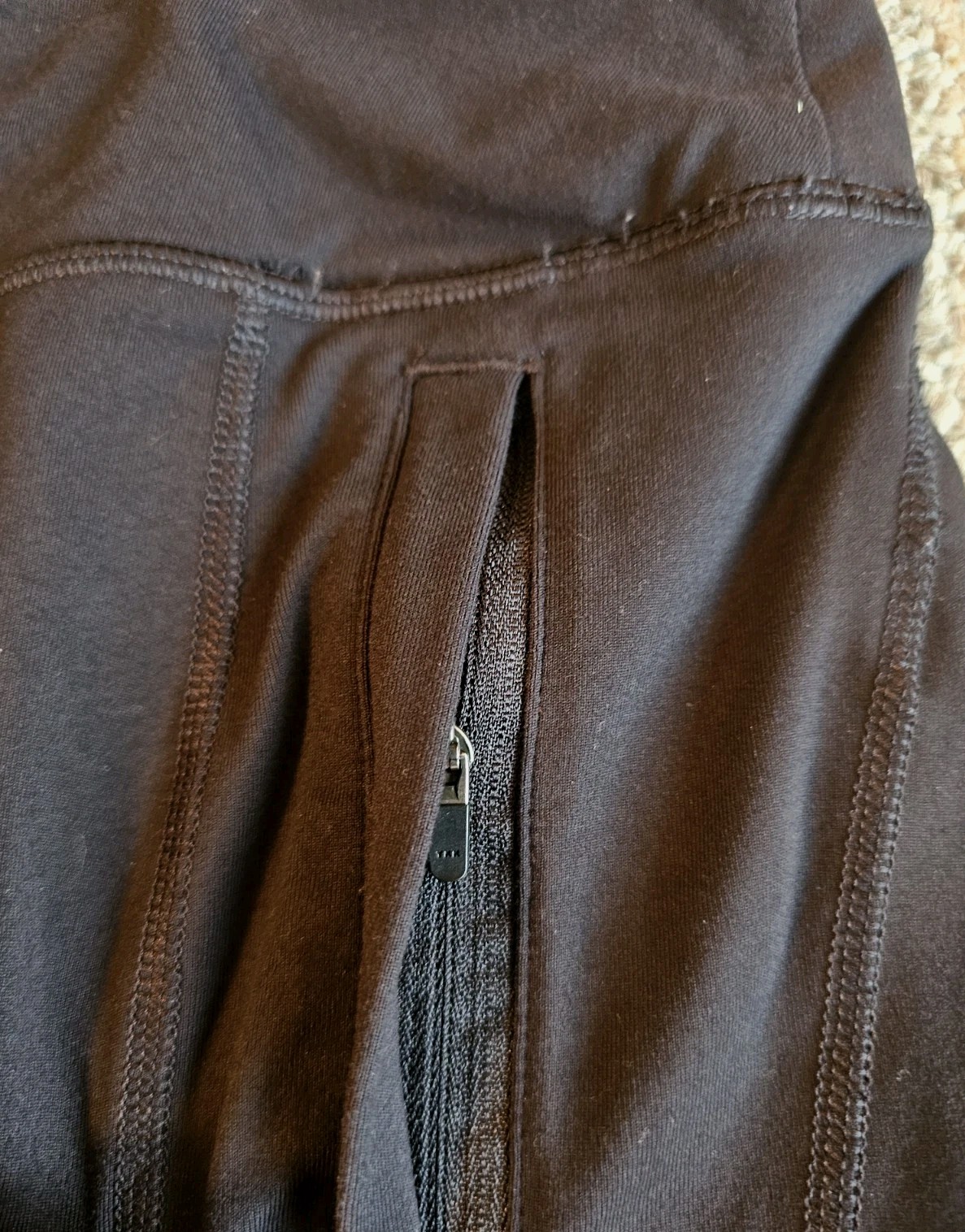 Duluth Trading NoGA Womens Namastash Slim Leg Pant Large X 31 Black 44623  8816