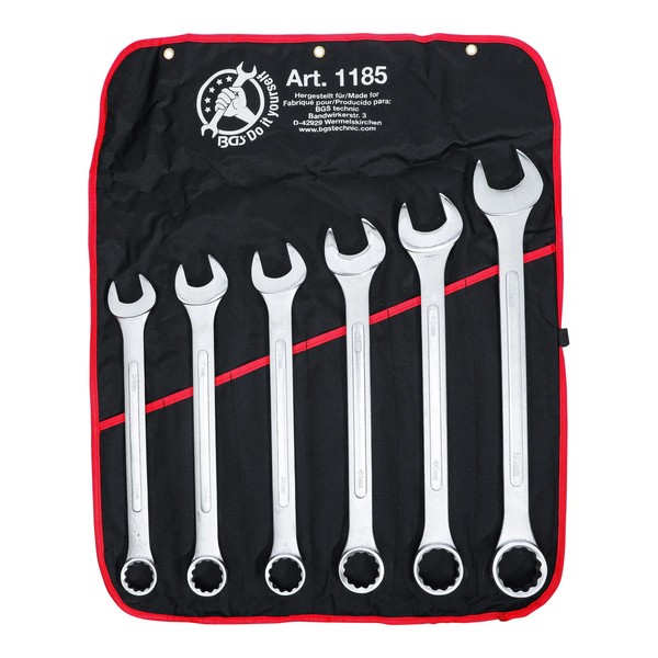 BGS Do It Yourself Maul-RingschlüSsel-Satz XXL SW 34 - 50 Mm 6-Tlg.-image