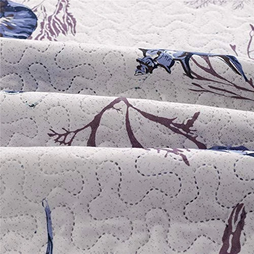 Conjunto de colcha king size colcha de praia colcha king colcha cobertor costeiro  - Imagem 3 de 4