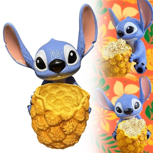 NEW Lilo & Stitch Movie 2025 Stitch W/Pineapple Popcorn Bucket 7.87 inch