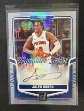 2024-25 Panini Donruss - Signature Series Jalen Duren #SS-JDP (AU)