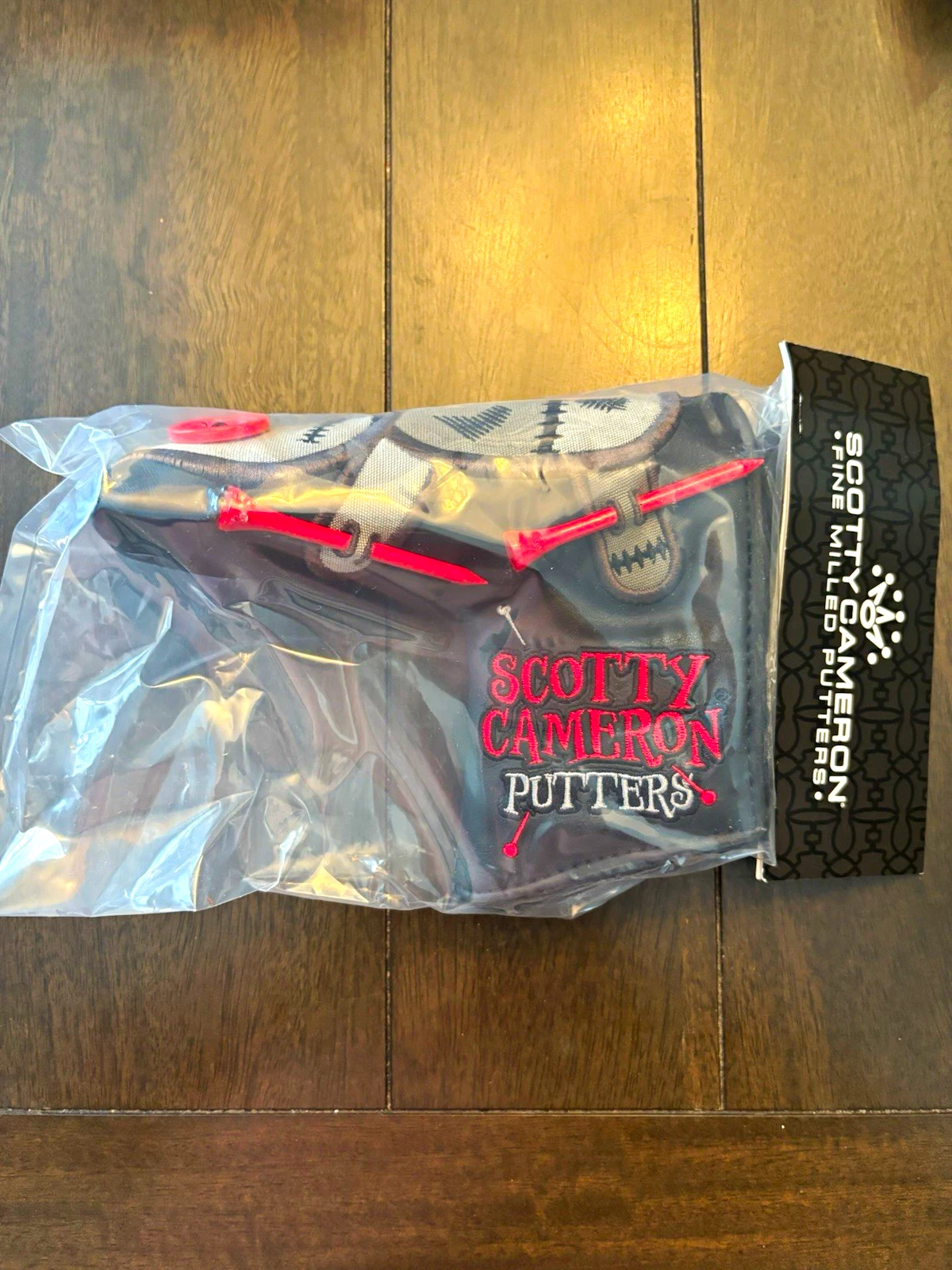 Scotty Cameron Yippy the Doll Putter Headcover Black/Gray/Red 1pc