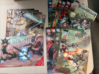 LEGO Bionicle: Ignition Comic Book Lot of 14 DC Comics   Glatorian Metru Nui