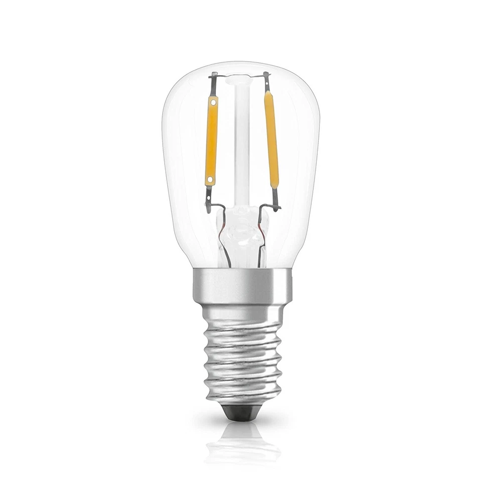 10 x Osram LED Filament Kühlschrank T26 Röhre 2,2W E14 klar 110lm Lampe warmweiß - Bild 2 von 4