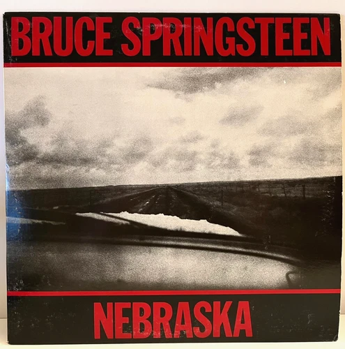 BRUCE SPRINGSTEEN - Nebraska (1982 Pressing) - 12" Vinyl Record LP - EX
