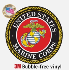 U.S. USMC Marine Corps Seal Car Truck Laptop Decal Hardhead OFFICIAL SELLER