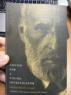 Advice for a Young Investigator by Santiago Ramon Y Cajal (2004, Trade...