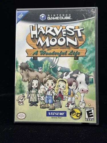 Harvest Moon: A Wonderful Life - Nintendo Cube Video Game Works Well