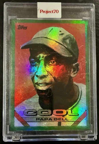 Topps Project70 Card #916 Cool Papa Bell Jacob Rochester Rainbow Foil 65/70