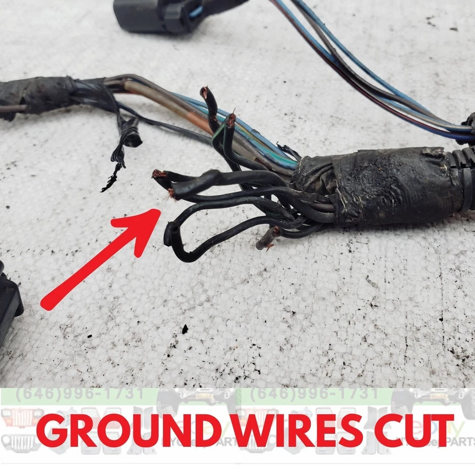 Jeep TJ Wrangler 2005 arnés de motor cableado automático con ABS 4,0 (leer anuncio) Foto 2 de 4