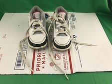 Nike AIR JORDAN Retro 3 White/Fire Red 2006 Toddler Shoes 832033-161 Size 7C