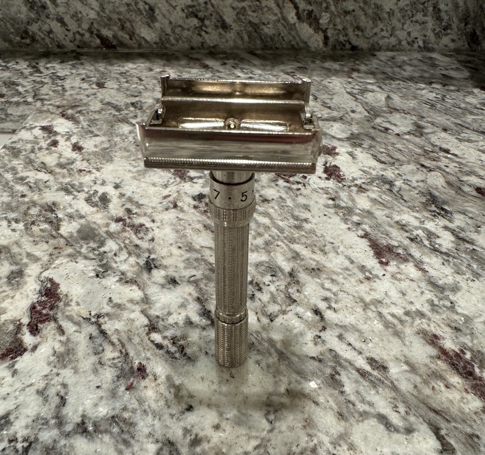 Vintage Gillette Slim Adjustable Safety Razor 1-9 H3 1962 🔥Free Shipping🔥