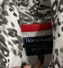 Horseware Polo Collection Sweatshirt Cowl Neck Safari Leopard Print Pockets M — photo 2