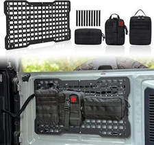 Rear Steel Molle Tailgate Storage Panel For Ford Bronco 2021-25 2/4Door OFF ROAD