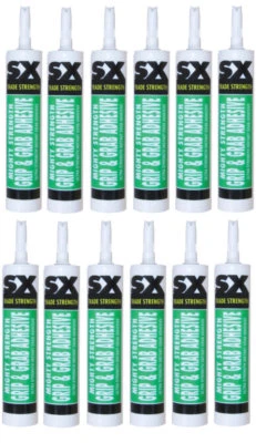 Siroflex Grip and Grab Mighty Stength Instant Bonding Adhesive box of 12 x 290ml