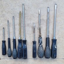 Lots de 9 tournevis noir