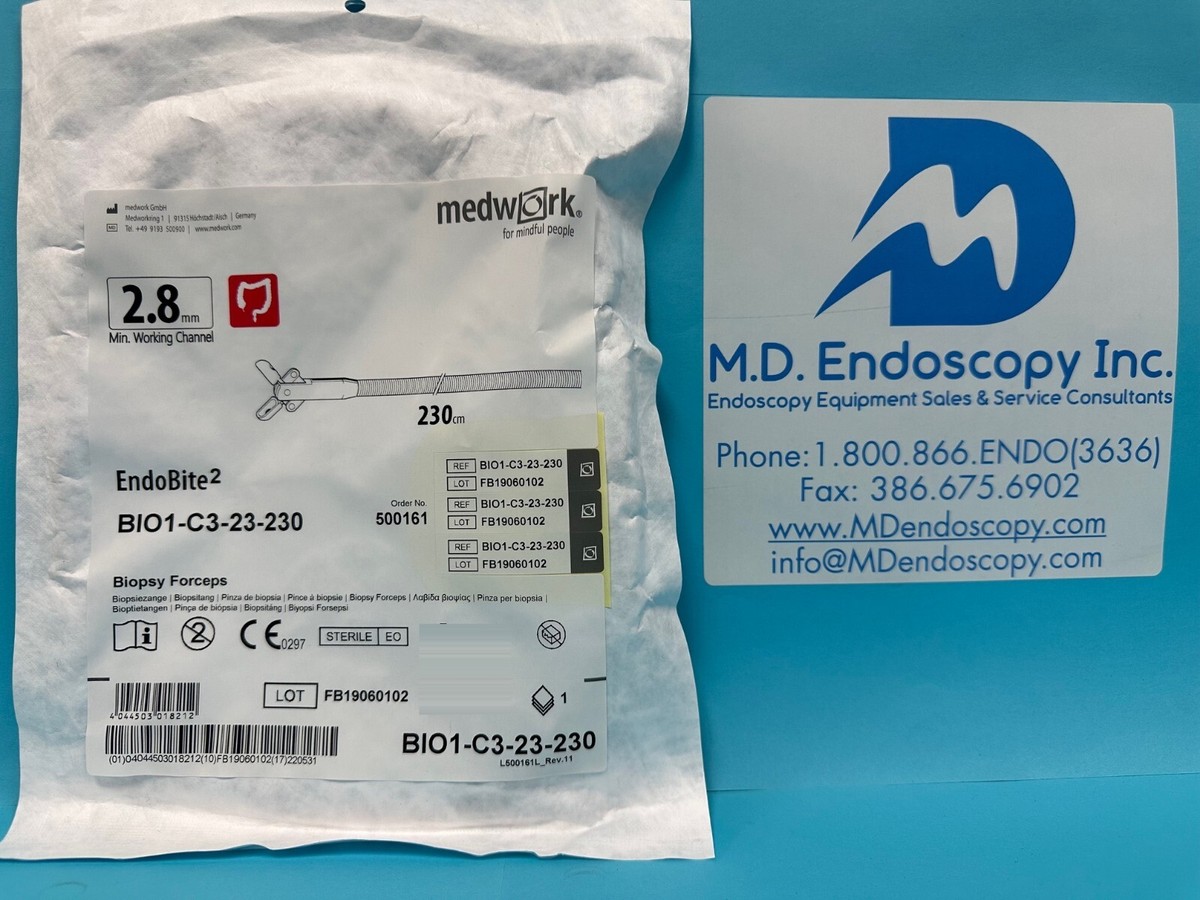 Fuji Medwork BIO1-C3-23-230 EndoBite Biopsy Forceps 2.8mm x 230cm