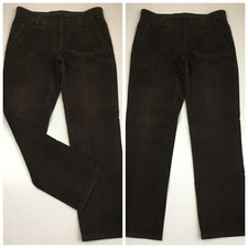 BOTTEGA VENETA Italy Dark Brown Velvet/Velour Dress Pant Womens sz Medium